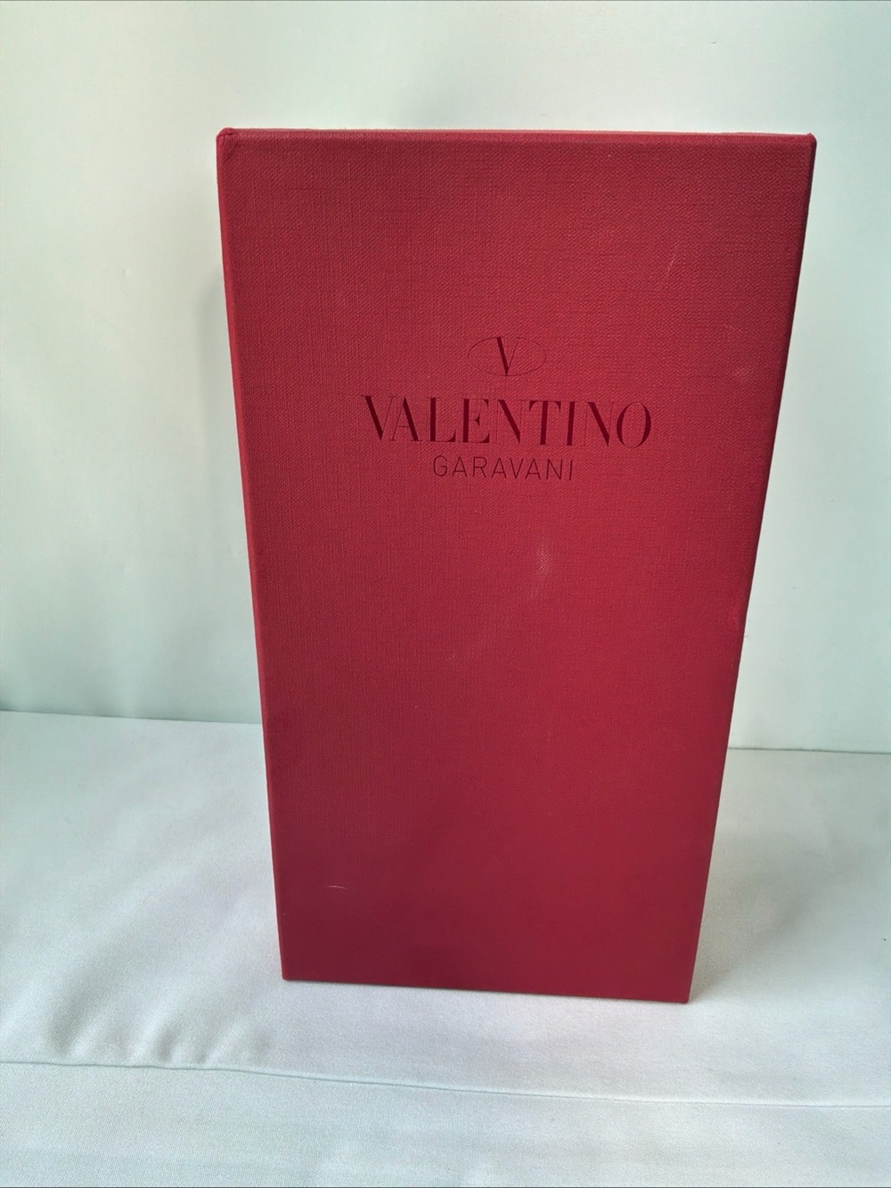 AUTHENTIC VALENTINO GARAVANI EMPTY RED SHOE  BOX 12 X 6 X 4